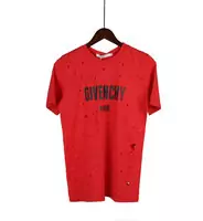 givenchy limited edition t-shirt holes red